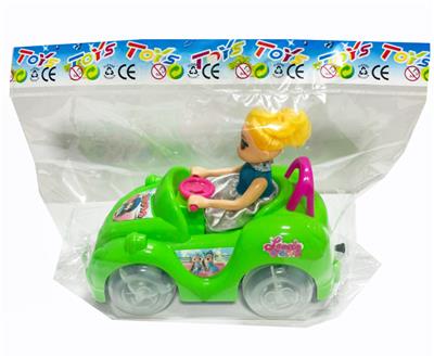 敞篷车坐谜糊公仔（拉线灯光音乐） - OBL10380815