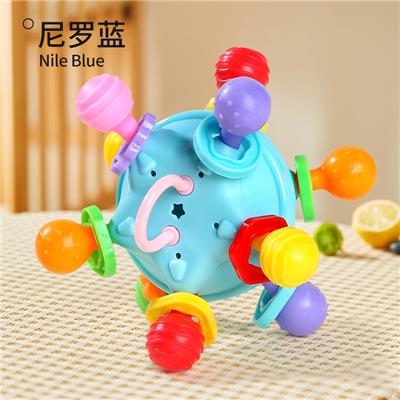 婴儿牙胶玩具手抓球/蓝色 - OBL10381350