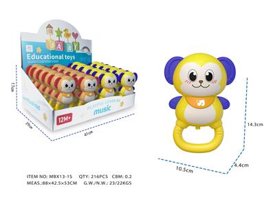 灯光音乐卡通猴子 （2色混装）（2AA不包电） - OBL10381525