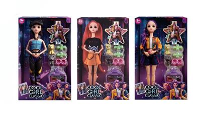 11寸实身K-POP猎魔女团娃娃带配件 - OBL10381613