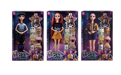 11寸实身K-POP猎魔女团娃娃带配件 - OBL10381614