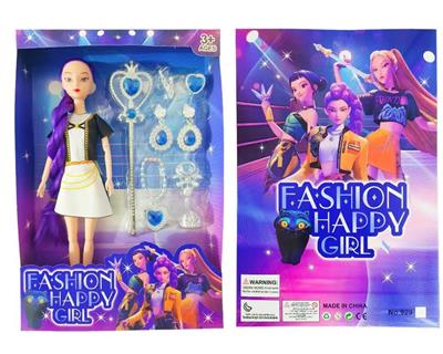 11寸实身K-POP猎魔女团娃娃带配件 - OBL10381648