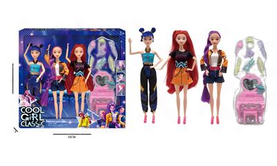 11寸实身K-POP猎魔女团娃娃带配件 - OBL10381713