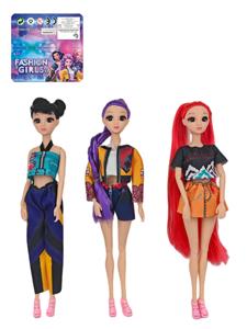 11寸实身3D眼十一关节猎魔女团娃娃 三款混装 - OBL10381777