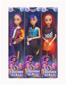 11.5寸9关节实身K-POP猎魔女团露米佐依米拉3人混装 - OBL10382811