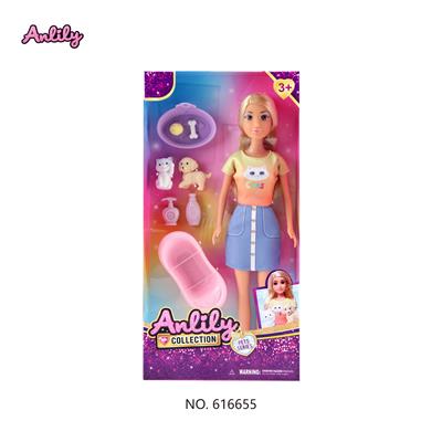 安丽莉11.5寸实身娃娃(棕肤色 brown skin) - OBL10382915