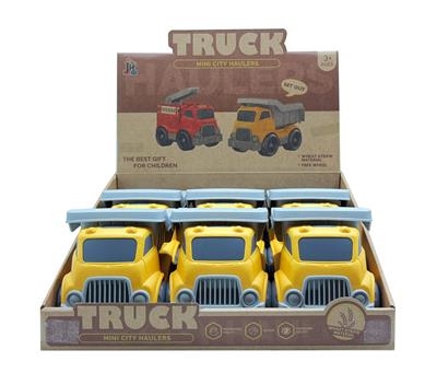 麦秆卡通翻斗车 6只/盒 - OBL10383078