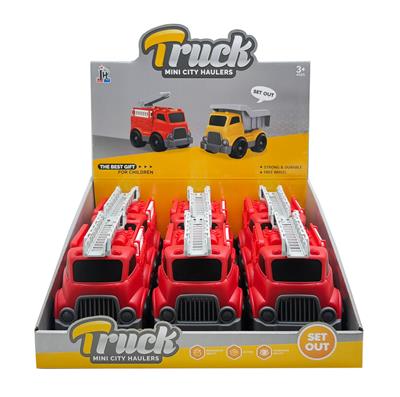 卡通消防车 6只/盒 - OBL10383089