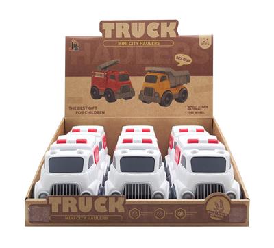 麦秆卡通救护车 6只/盒 - OBL10383096