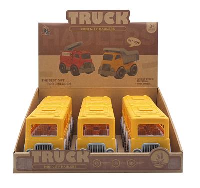 麦秆卡通巴士 6只/盒 - OBL10383103