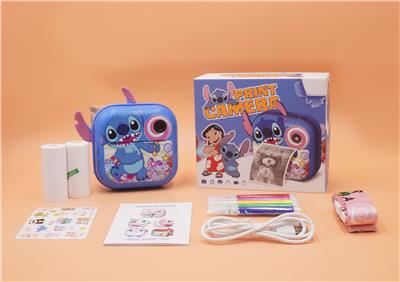 史迪仔彩色打印照相机/儿童打印相机/儿童拍立得（可兼容黑白/彩色打印两种模式。  彩色打印纸需另外订购）（不能出俄罗斯） - OBL10383303