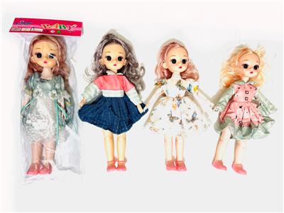 12寸实身11关节叶罗丽长辫子4色混装 - OBL10383581