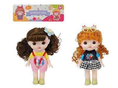 8寸搪胶身体全身软胶PVC萌娃 仿真娃娃 - OBL10383621