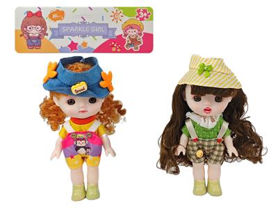 8寸搪胶身体全身软胶PVC萌娃 仿真娃娃 - OBL10383625