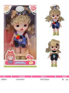 8寸搪胶身体全身软胶PVC萌娃 仿真娃娃 - OBL10383655