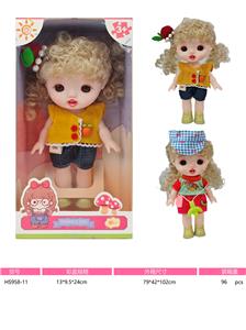 8寸搪胶身体全身软胶PVC萌娃 仿真娃娃 - OBL10383659