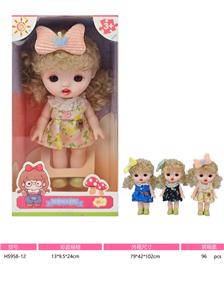 8寸搪胶身体全身软胶PVC萌娃 仿真娃娃 - OBL10383660