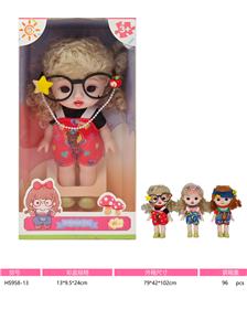 8寸搪胶身体全身软胶PVC萌娃 仿真娃娃 - OBL10383661