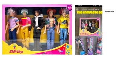 1比1 K-POP 猎魔男团真人版  11.5寸11关节实身Baby saia - ABBy  - Mystery - Jinu-Romane  猎魔乐队 5人混装 - OBL10383959