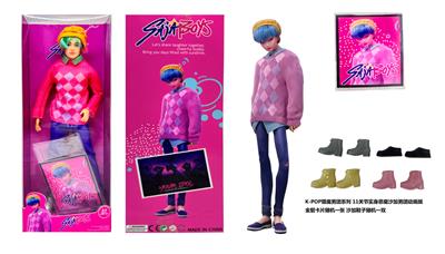 1比1 K-POP 猎魔男团动画版  11.5寸11关节实身Baby saia宝宝沙加 带金貂卡片一张 - OBL10383965