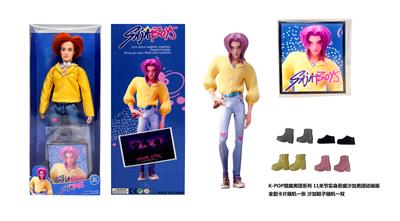 1比1 K-POP 猎魔男团动画版  11.5寸11关节实身 Romane 浪漫 带金貂卡片一张 带项链 - OBL10383967