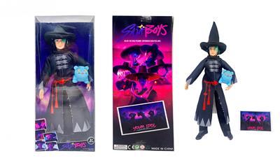 1比1 K-POP 猎魔动画版  11.5寸11关节实身恶魔沙加 带金貂卡片一张    带一只搪胶derpy老虎 - OBL10383991