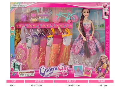 11寸实身九关节芭比娃娃 - OBL10384216