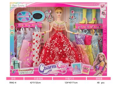 11寸实身九关节芭比娃娃 - OBL10384219