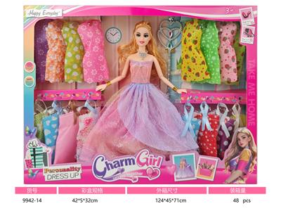 11寸实身九关节芭比娃娃 - OBL10384229