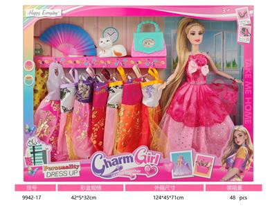 11寸实身九关节芭比娃娃 - OBL10384232