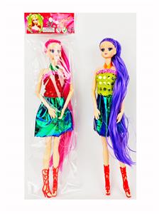 11寸十一关节长发实身长发珍妮娃娃 - OBL10384255