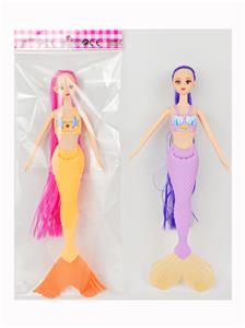 11寸实身美人鱼 贝壳美人鱼可儿娃娃 - OBL10384276