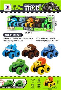 惯性5只庄动物车 - OBL10384471