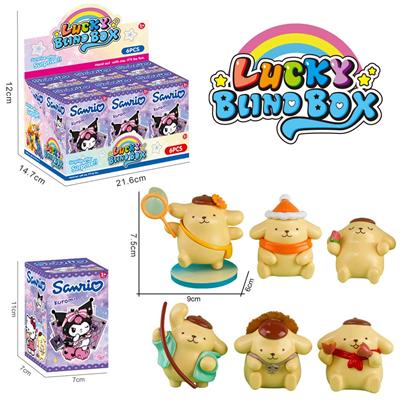 实心PVC四季布丁狗手办摆件盲盒随机混装 - OBL10384484