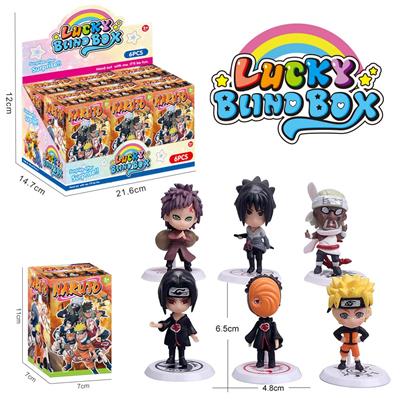 实心PVC火影手办摆件盲盒随机混装 - OBL10384486