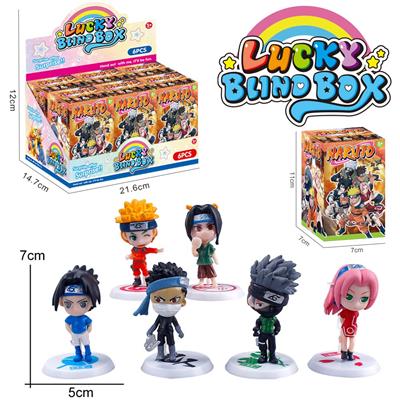 实心PVC十八代火影手办摆件盲盒随机混装 - OBL10384487