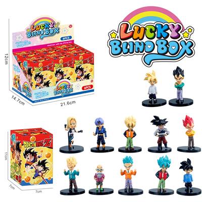 实心PVC小龙珠手办摆件盲盒随机混装 - OBL10384495