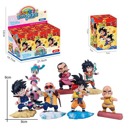 实心PVC龙珠悟空手办摆件盲盒随机混装 - OBL10384496