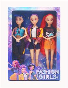 11.5寸十一关节音乐身K-POP猎魔女团露米佐依米拉3人套装 - OBL10384840