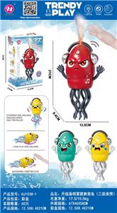 升级版喷雾跳舞
章鱼(绿、黄、
红、三色三种表
情，带灯光音
乐，有感应功
能，内含一粒
3.7V锂电池，
带充电线) - OBL10385403