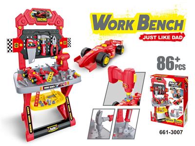 方程车灯光电钻工具台红色 - OBL10385745