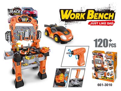 39吋赛车电钻工具台橙色 - OBL10385748