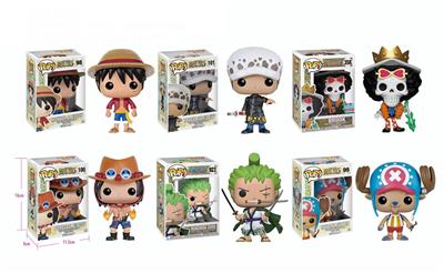 海贼王公仔单只盒装（搪胶头，PVC身体）多款混装 - OBL10386117