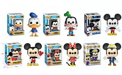 米奇、米奇、高飞公仔单只盒装（搪胶头，PVC身体）多款混装 - OBL10386118