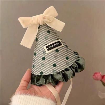 绿格波点帽 - OBL10387319