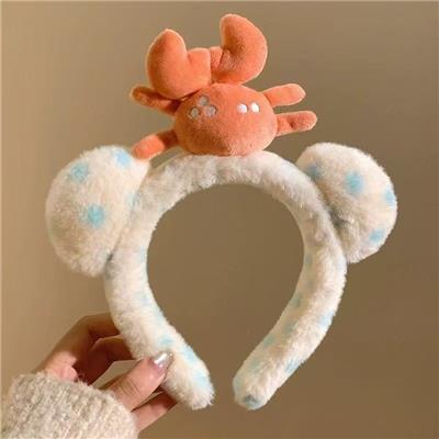 海洋螃蟹毛绒发箍 - OBL10387346