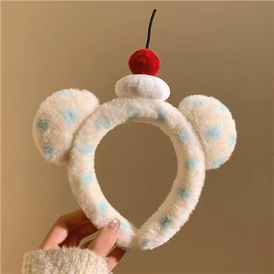 海洋红樱桃毛绒发箍 - OBL10387347