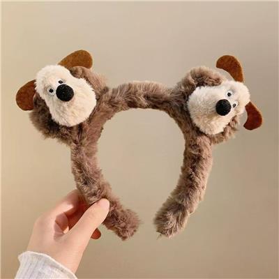 两掌门狗毛绒发箍 - OBL10387351