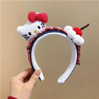 樱桃KT猫毛绒发箍 - OBL10387354