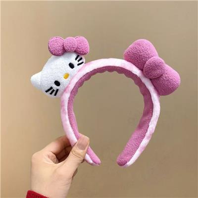 粉结KT猫毛绒发箍 - OBL10387356